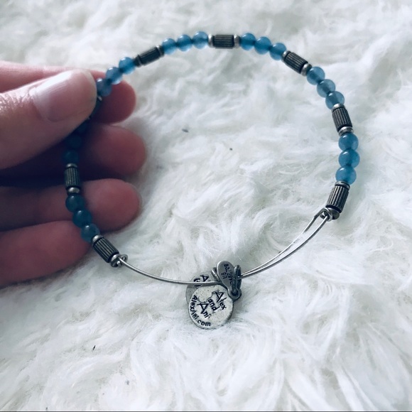Alex and ani blue and silver beaded bracelet - Picture 4 of 4